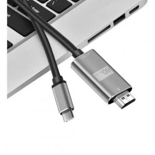 Cable hdmi a usb tipo c 4k flat 1.8mts