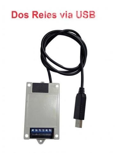 Dos Reles, Se Activan Via Usb. / Fabricado En Chil