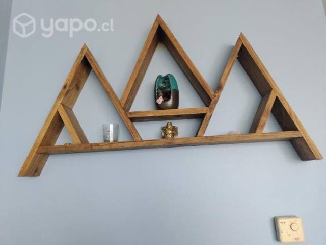 Altar triple de madera