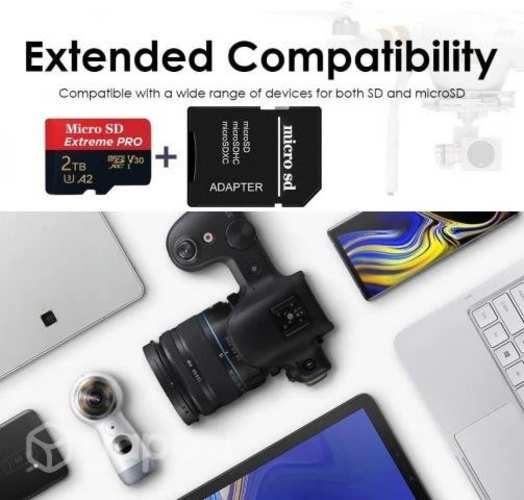 Tarjetas micro sd 2 TB