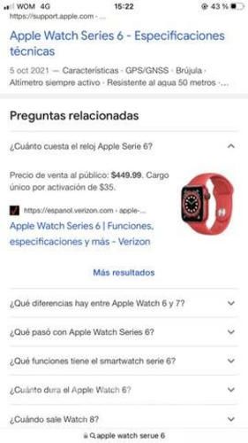 Apple watch serie 6