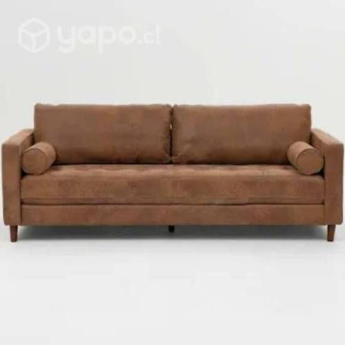 Sofá connery 3 cuerpos cuero