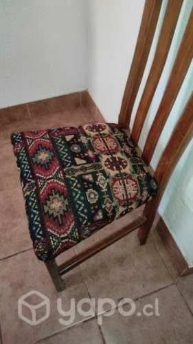 Silla cómoda de madera