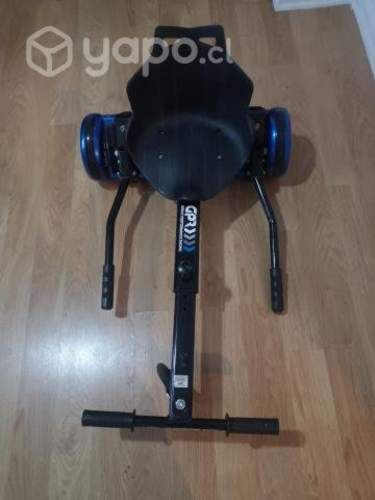 Hoverboard con hover kart carro