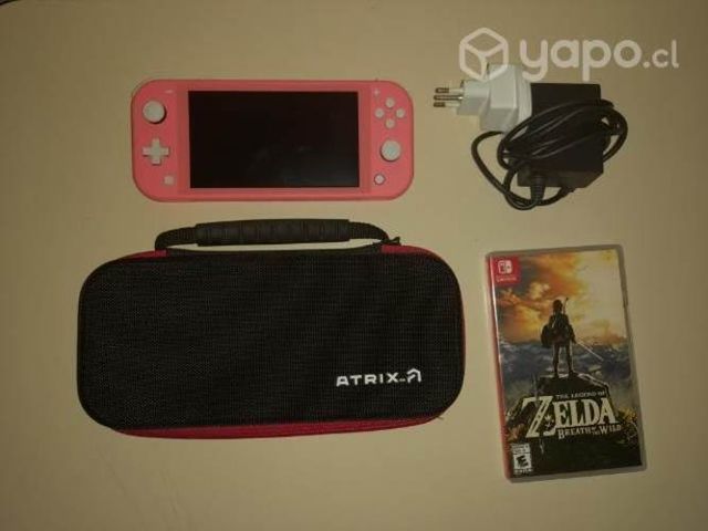 Nintendo switch lite + zelda breath of the wild