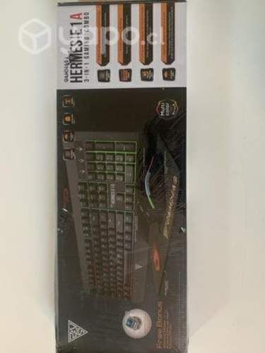 Tecladomousemousepad gamer marca gamdias