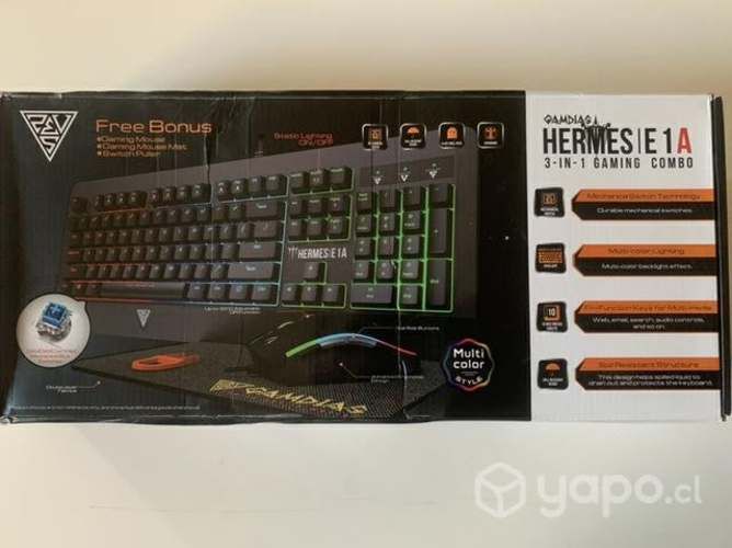 Tecladomousemousepad gamer marca gamdias