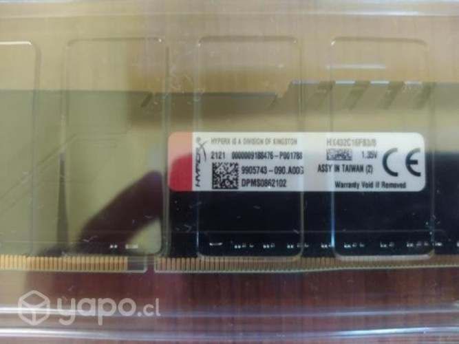 Memoria Ram HyperX Fury 3200MHZ DDR4