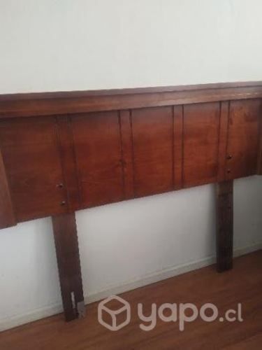 Base de cama 1 plaza 1/2 de madera