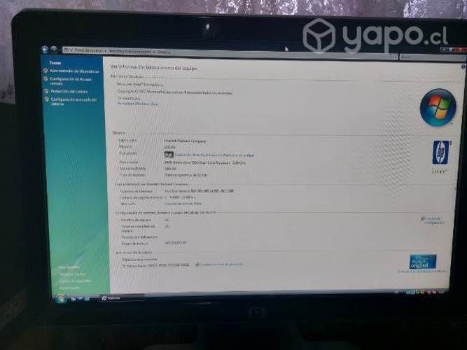 Computador hp pavilion smile