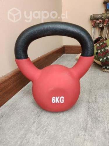 Mancuernas y pesa rusa