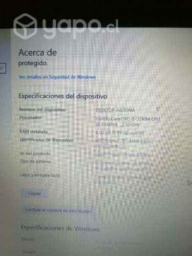 Notebook Asus A500q i5 6gb ram 700 GB