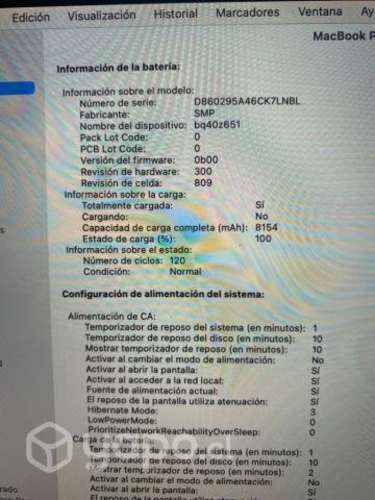 MacBook Pro 16 Pulgadas