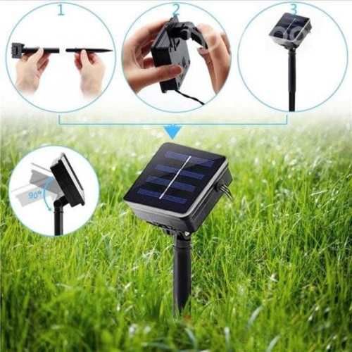 Guirnaldas Solar de Mariposas Multicolor 30 LED 5m