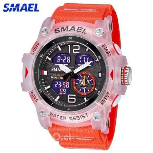 Reloj smael analogo digital smael verde