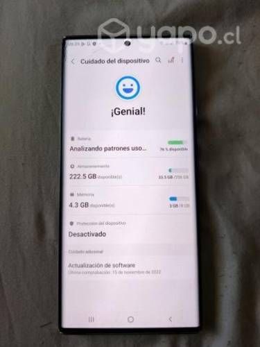 Samsung Galaxy note 20 ultra de 256 GB duo