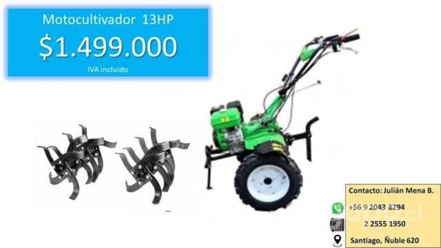 Motocultivador 13 HP Partida Eléctrica