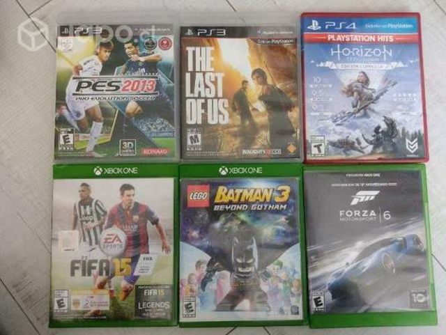 Diversos juegos Xbox One y ps3