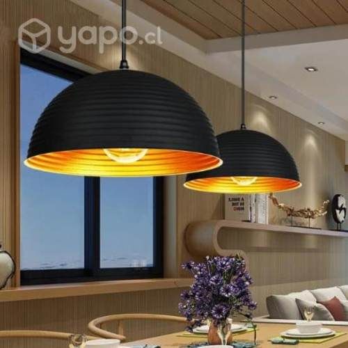 Lámpara Colgante Retro Industrial Americana