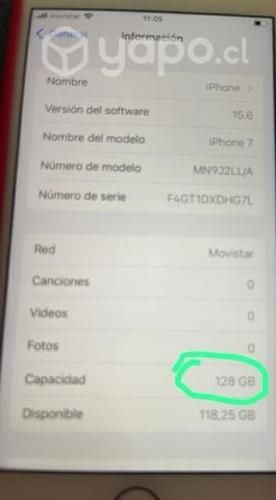 IPhone 7 un solo uso