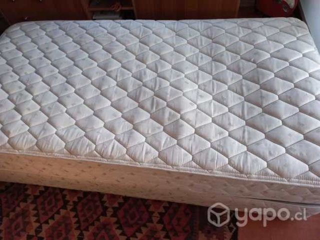 Cama con colchón cic 1.5 plaza