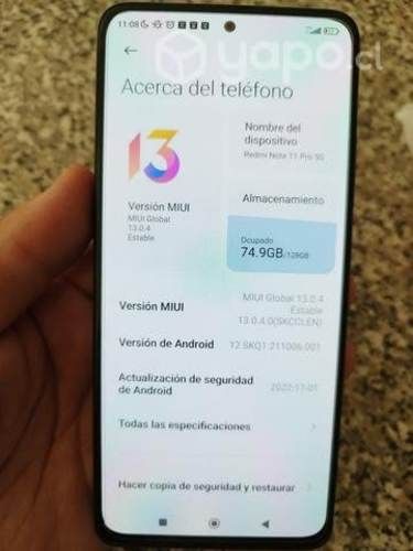 Xiaomi redmi note 11 pro