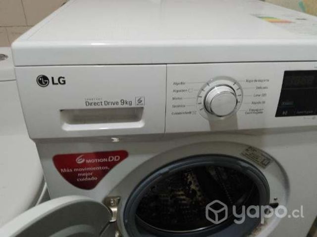 Lavadora LG direct drive 9k