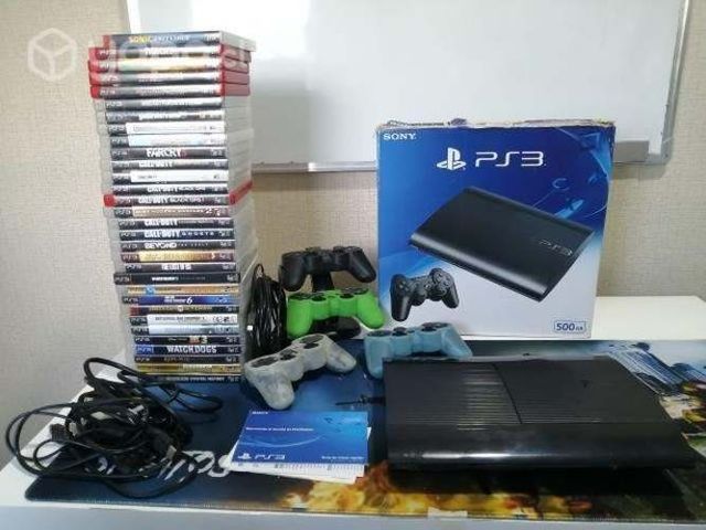 Ps3 slim 500 gb + accesorios