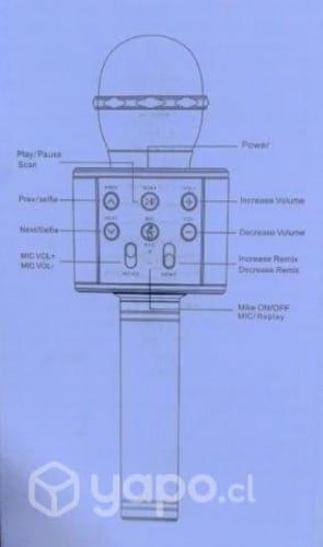 Micrófono inalambrico karaoke