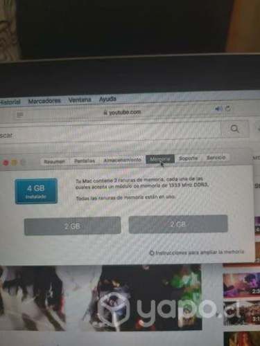 MacBook Pro i5 4GB/ 1TB HDD/ 13,3 Pulgadas/