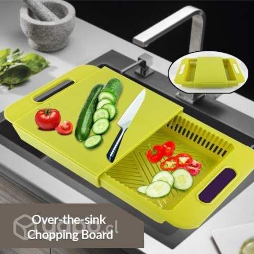 Tabla Multifuncional Cortador y Colador Lavaplatos