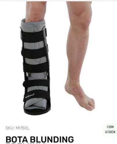 Bota inmovilizadora, ortopedia blunding