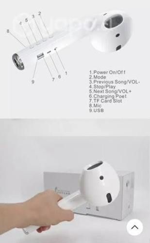 Parlante Bluetooth forma auricular