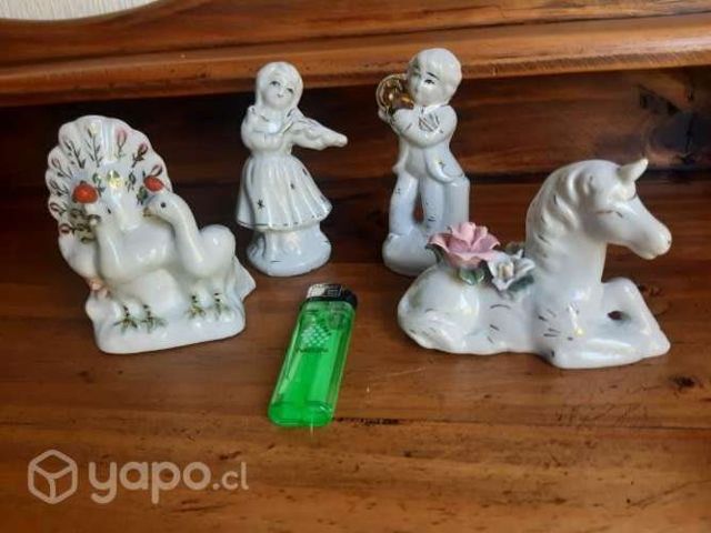 Lote de figuritas de porcelana antiguas