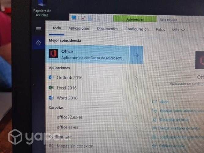 Notebook Hp 240G6, 8GB y 480GB SSD