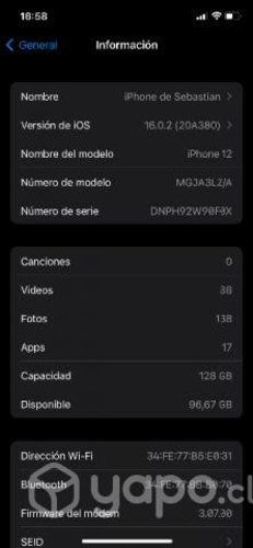 Permuto IPhone 12 de 128GB