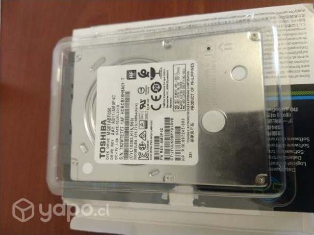 Disco duro 500gb toshiba usado