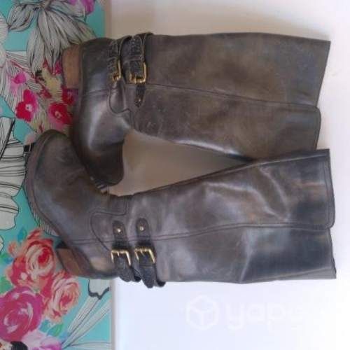 Botas de cuero mujer