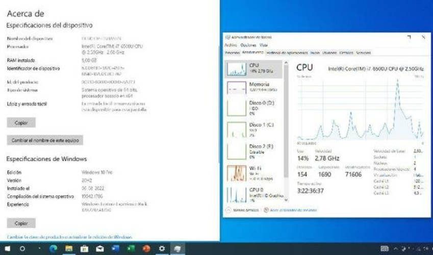 Notebook i7 8gb ssd 128gb disco 1tera full hd