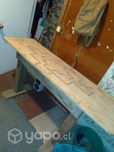 Mesa desmontable artesanal