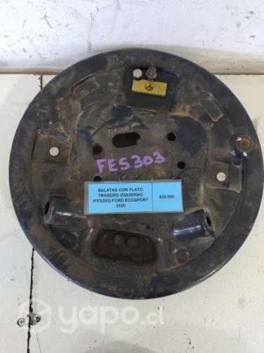Balatas Con Plato Trasero Izquierdo (FES303) Ford