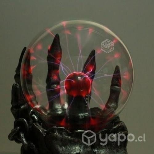 Lampara Plasma Tesla Garra Mano Rayos Decorativa