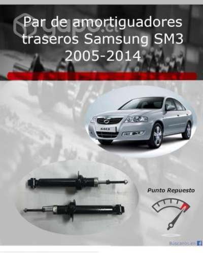 Par de amortiguadores traseros Samsung SM3