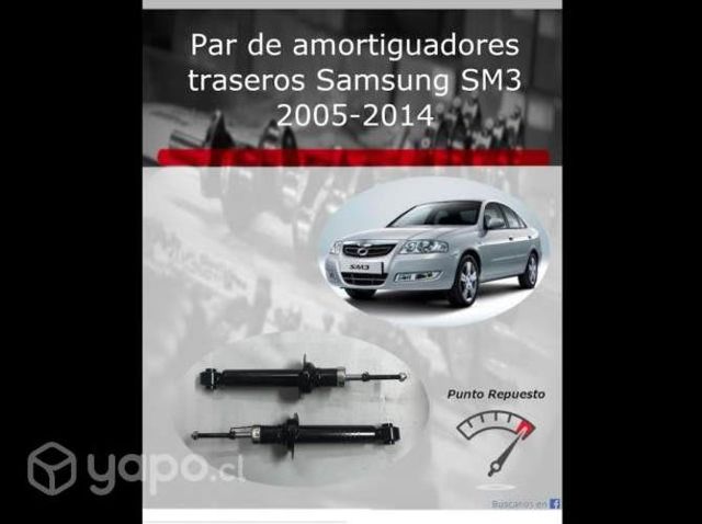 Par de amortiguadores traseros Samsung SM3