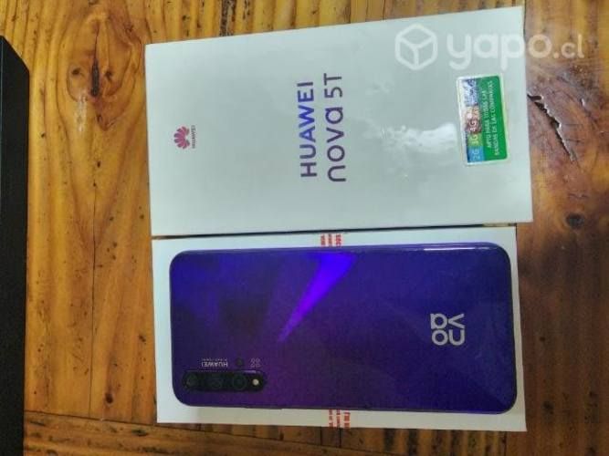 Huawei nova 5T morado