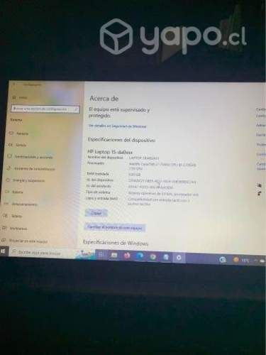 Notebook computador Hp Laptop 15-da0xxx