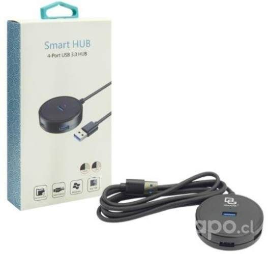 HUB Con 4 USB 3.0, Con Cable De 120Cm