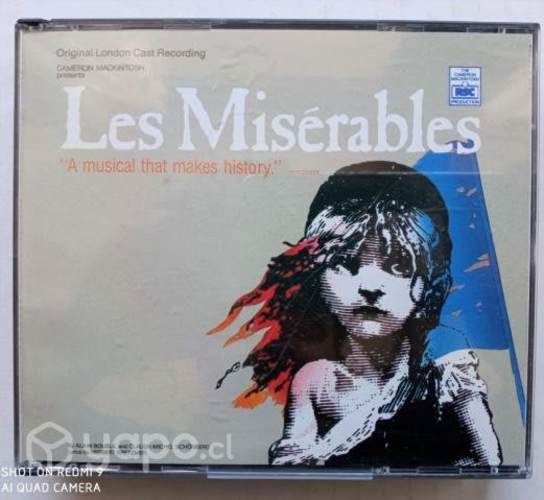 CD disco doble Les Miserables (Los Miserables)