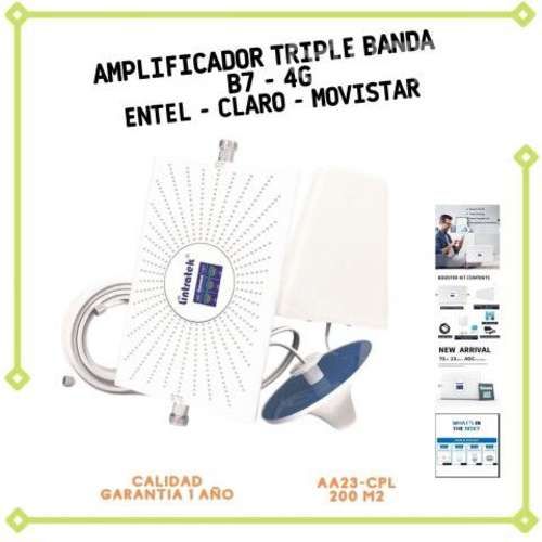 Repetidor y Amplificador Celular 3 Bandas 3G y 4G