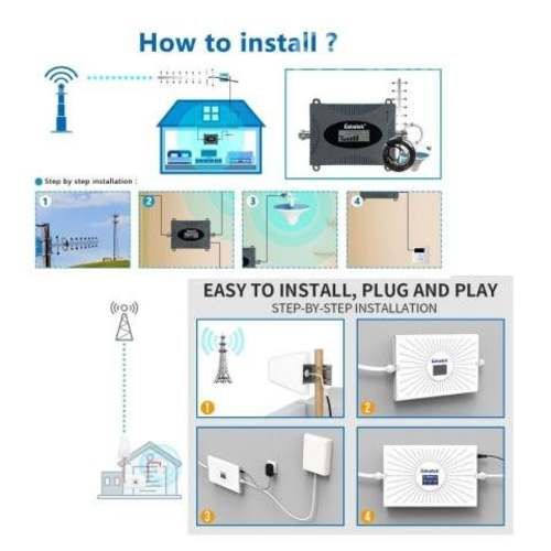 Repetidor y Amplificador Celular 3 Bandas 3G y 4G
